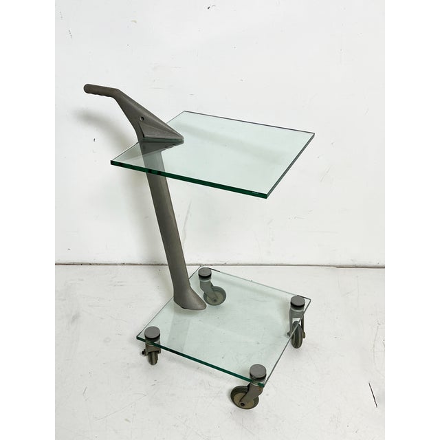 1980s C. 1980s Postmodern Franco Raggi for Fontana Arte Drinks Trolley / Bar Cart For Sale - Image 5 of 8