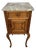 Antique French Marble Top Oak Carved Nightstands For Sale