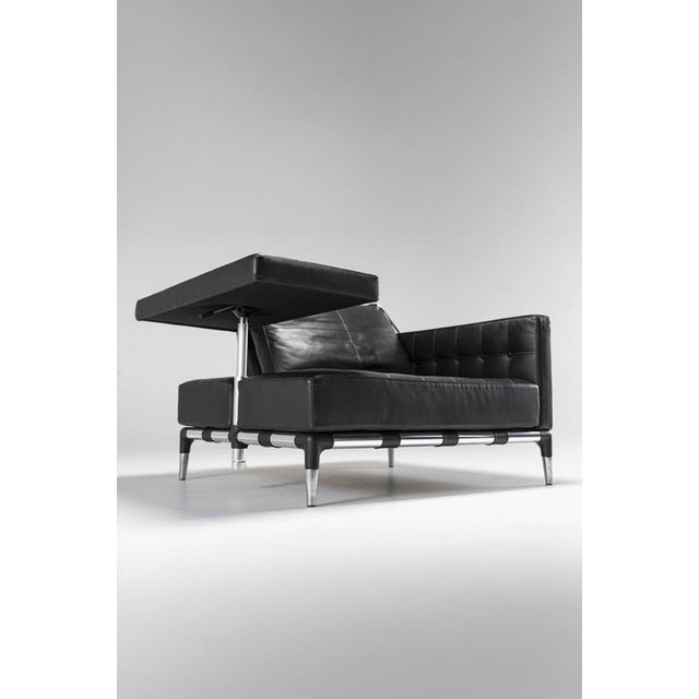 Early 21st Century Prive Leather Lounge Chairs by Phillippe Starck for Cassina, Italy, 2010s, Set of 3 For Sale - Image 5 of 18