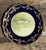 Navy Blue Vintage Gilt Tipped Doulton Burslem Fish Plates - Set of 12 For Sale - Image 8 of 16