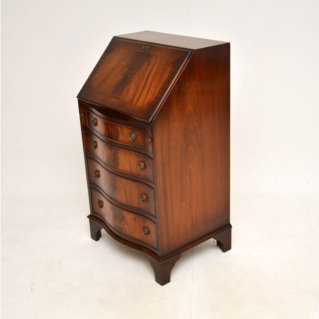 Vintage Georgian Secretaire, 1950s For Sale - Image 6 of 11