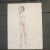 1970s Original Vintage Female Nude Watercolor Painting 1970’s For Sale - Image 5 of 5