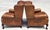 1980s Vintage Motioncraft Chippendale Leather Wingback Recliners Ball & Claw Pair For Sale - Image 5 of 16