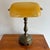 1980s Amber Glass Banker's Desk Lamp For Sale - Image 11 of 11