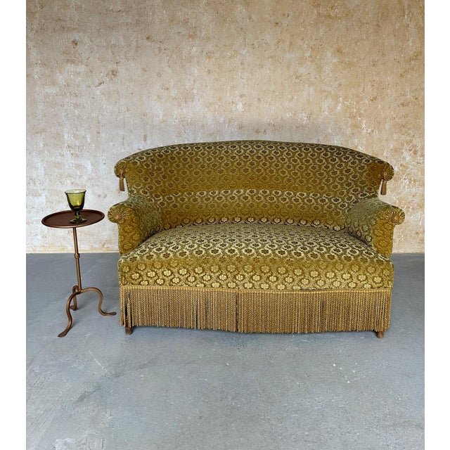 Spanish Small Spanish Gilt Iron Drinks Table With Curved Legs For Sale - Image 3 of 12