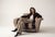 Postmodern Pair of Weiman Lounge Chairs in the Style of Vladimir Kagan For Sale - Image 3 of 13