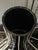 Vintage Black Glass Vase with White Trim, 1950s For Sale - Image 6 of 17