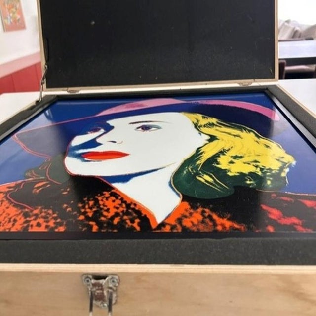 Rosenthal Ingrid Bergman Celebrity Portrait Porcelain by Andy Warhol for Rosenthal For Sale - Image 4 of 5