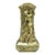 Antique Art Nouveau Chinese Gilt Bronze Nude Female Sculpture Statue 16" Vase For Sale