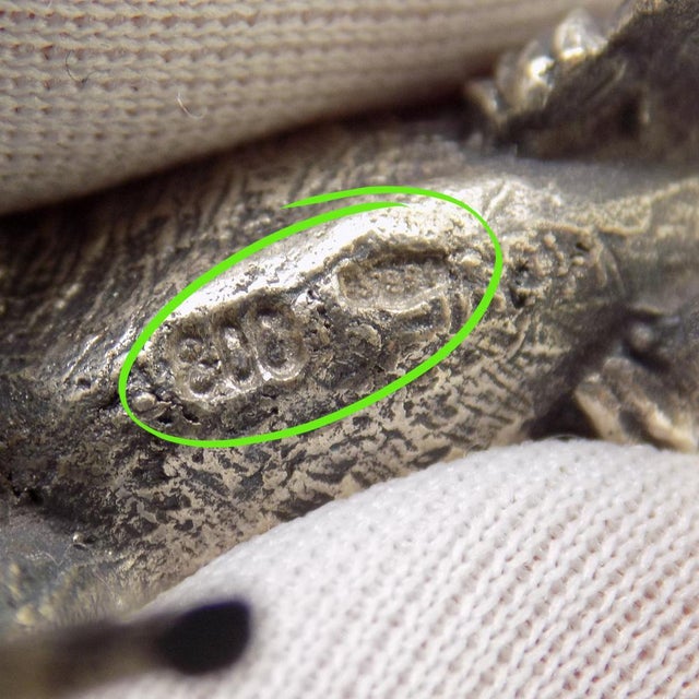 Vintage Italian Handmade Silver Goat Figurine, Florence, 1950s For Sale - Image 6 of 10