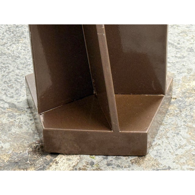 Gary Hutton Designs Facet 5 Bronze + Swarovski Crystal Pedestal For Sale - Image 11 of 12