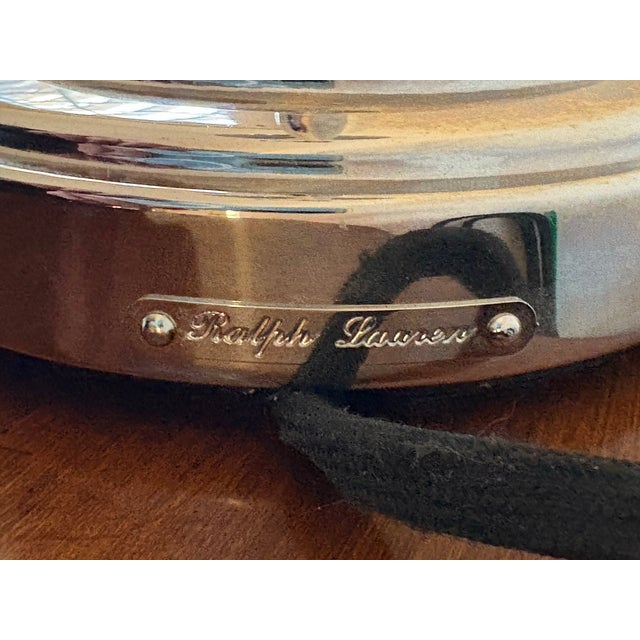 Ralph Lauren Anette Desk Lamp in Polished Nickel Lamp is in excellent cosmetic and working condition! Height adjustable,...