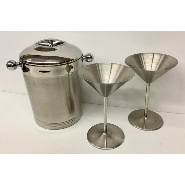 1960s Vintage Stainless Copco Martini Set - 3 Pieces For Sale In Portland, ME - Image 6 of 11