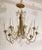 Stunning 1960s modern chandelier in the style of Tommi Parzinger by Lightolier made in Germany, in vintage original...