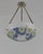 LOYS LUCHA A French 1925-1935 art deco pendant light in nickel plated solid brass or bronze holding a bowl by Loys Lucha....