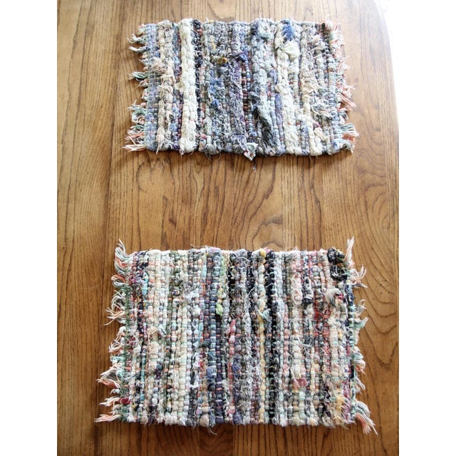 Mid 20th Century Vintage Placemats Pair For Sale - Image 5 of 9