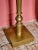 Pedestal with marble top, designed for presenting a statue, bust or decorative object. The solid wooden leg is decorated...