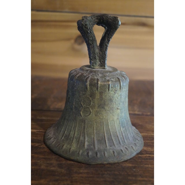 1818 Bronze Spanish Colonial Mission Bell For Sale - Image 4 of 10