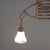 Art Nouveau Pendant Light in Glass and Metal For Sale - Image 6 of 14