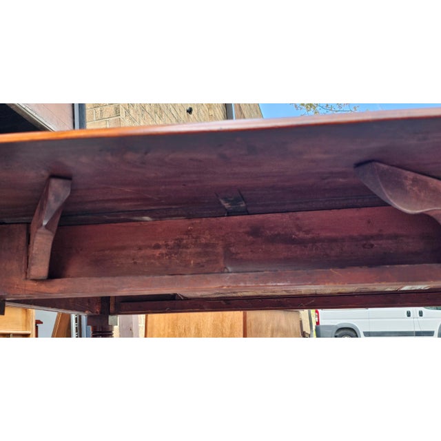Late Federal Fruitwood Single Drawer Dropleaf Pembroke Table, Circa 1800s For Sale - Image 11 of 12