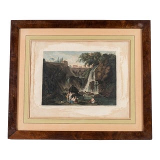 After Vallaert, La Cascade, 1800s, Engraving For Sale