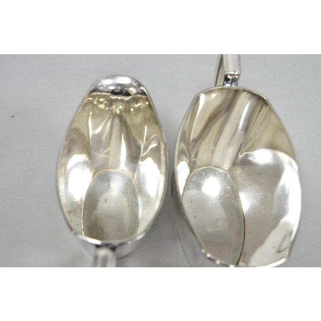 Antique Community Silver Plated Art Deco Birds of Paradise Tea Service Set 3 PCS For Sale - Image 12 of 18