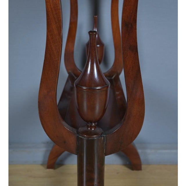 Empire Mahogany Burl Trinket Tray Table, Early 19th Century For Sale - Image 9 of 16