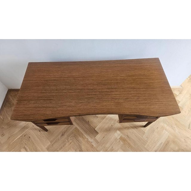 Mid-Century Teak Desk Table, Denmark, 1960s For Sale - Image 6 of 16