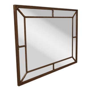 Friedman Brothers Rectangular Beveled Glass Mirror For Sale