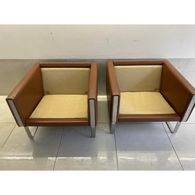 Set of Armchairs Ch 101 attributed to Hans J. Wegner For Sale - Image 4 of 14