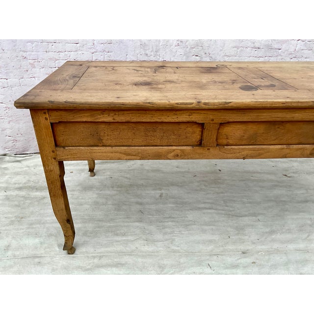 19th Century French Provincial Farmhouse Table - 19th Century For Sale - Image 5 of 12