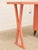 Vintage Peach Single Pedestal Desk For Sale - Image 9 of 9
