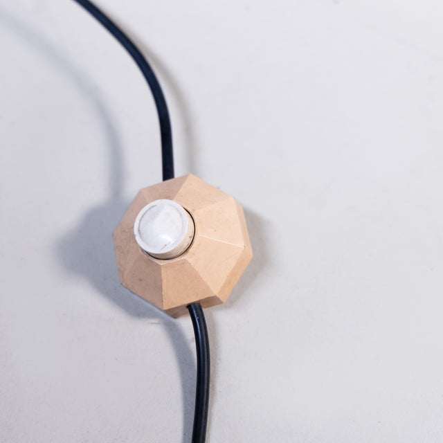 Goldenrod Floor Lamp in Steel and Murano Glass, 1970 For Sale - Image 8 of 9