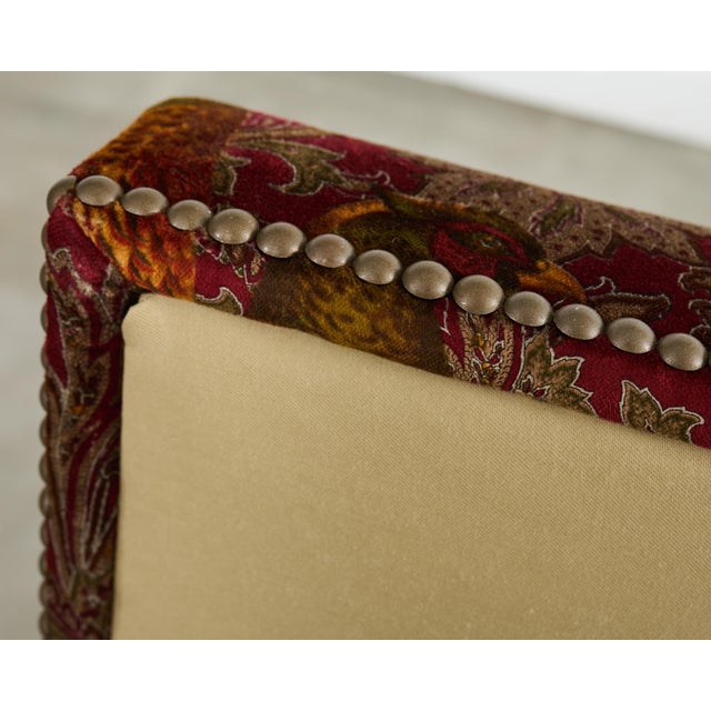Ralph Lauren 'Florence' Storage Ottoman in Buckthorn Paisley Fabric For Sale - Image 10 of 18