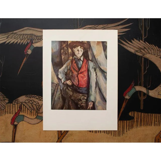 1950s 1950s Paul Cezanne "Boy With Red Vest" First Edition Photogravure For Sale - Image 5 of 7