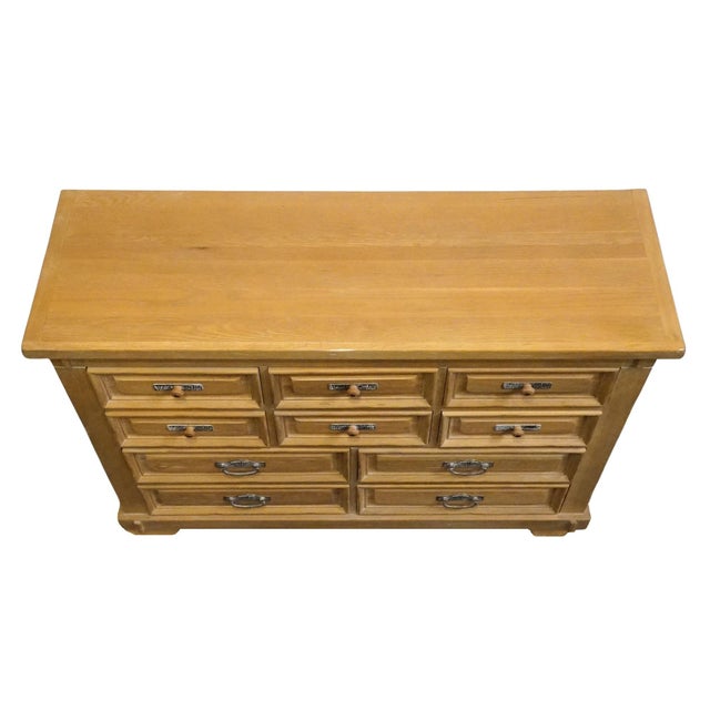 Link Taylor Solid Pine Taos Collection Southwestern Spanish Revival 56" Master Chest 716-222 For Sale - Image 10 of 14