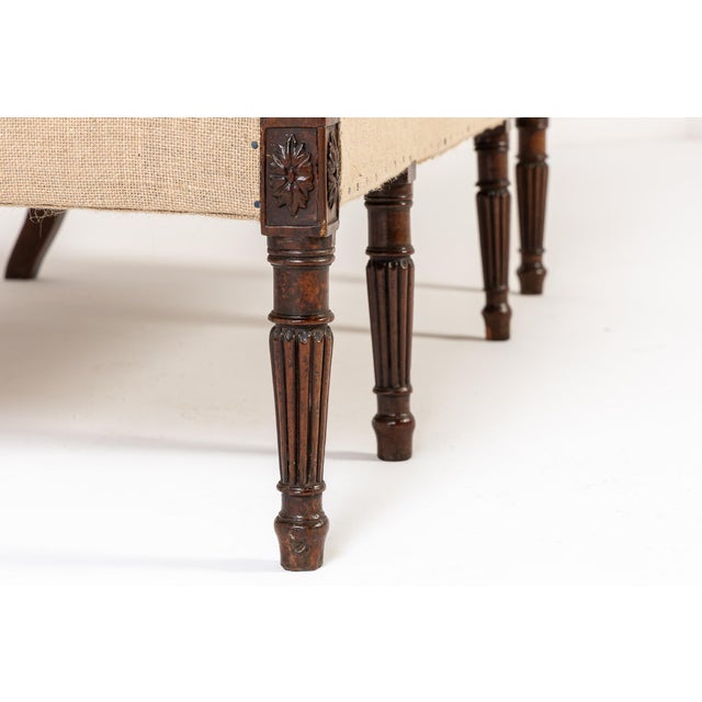 Antique English Regency Mahogany Sofa, 1800s For Sale - Image 9 of 12