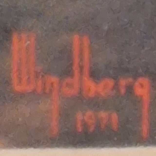 Late 20th Century Dalhart Windberg Signed Woodland Reflections Framed Print 1971 For Sale - Image 12 of 12