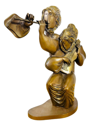Bronze Duet Sculpture from Alvar Sunol Munoz-Ramos, 1988