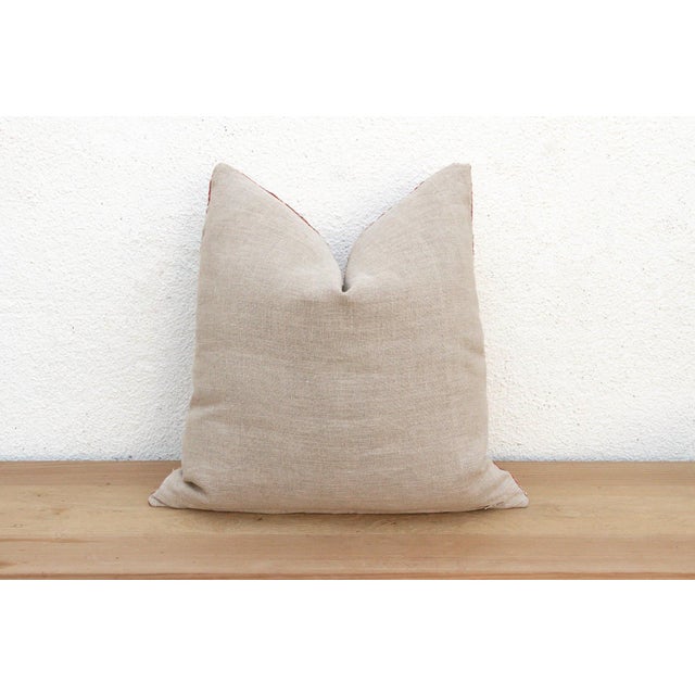 Large Bohemian Jaisalmer Antique Pillow For Sale In Los Angeles - Image 6 of 7