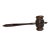 Rare Antique 19th Century Handmade Carved Turned Wood Judge Gavel Hammer For Sale
