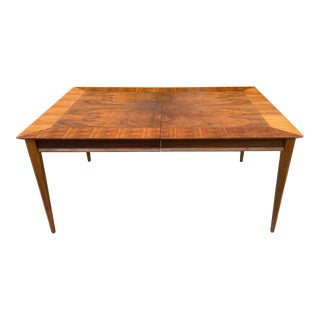 1950s Mid Century Modern Vintage Lane Scandia, First Edition Dining Table With 1 Leaf For Sale