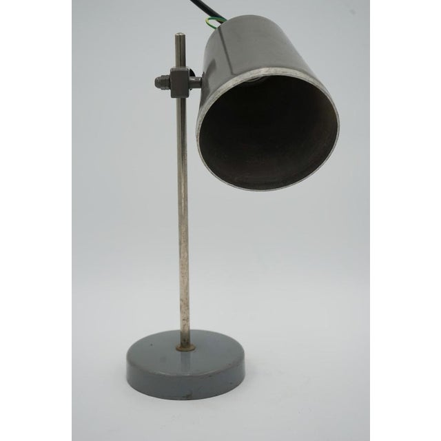 English Salvaged Laboratory School Table Adjustable Light 002, 1940s For Sale - Image 12 of 16