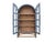Nina Solid Wood Tall Cabinet, Bookcase, Hutch - Blue For Sale In Chicago - Image 6 of 7