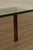 Brutalist Square Glass Top Steel Base Coffee Table For Sale - Image 12 of 12