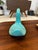 Vintage Teal Ceramic Swan Towel or Washcloth Holder For Sale In New York - Image 6 of 8