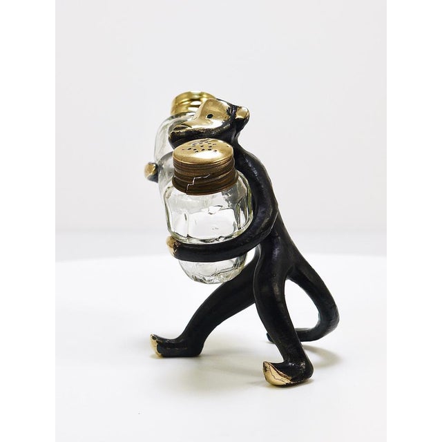 Monkey Salt and Pepper Shakers by Walter Bosse for Herta Baller, Austria, 1950s For Sale - Image 11 of 17