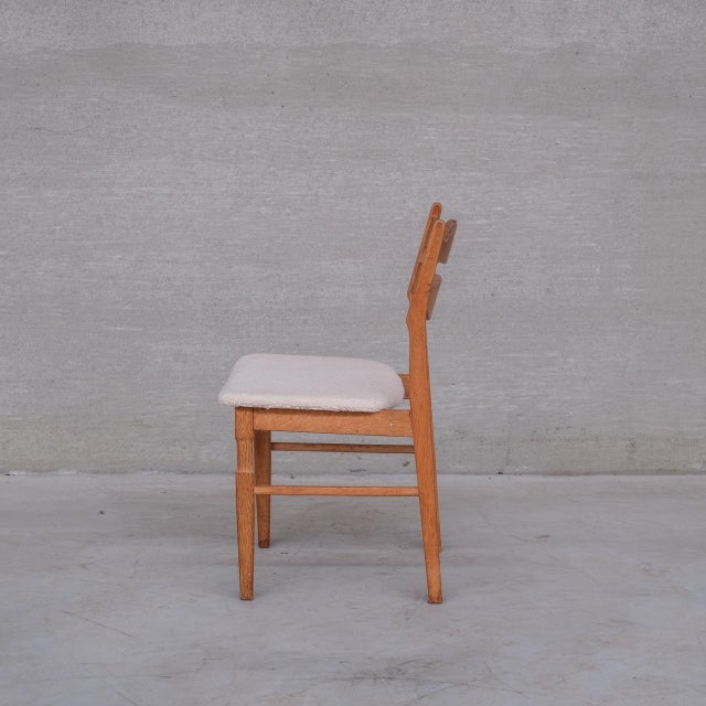 Mid-Century Danish Oak Dining Chairs attributed to Henning Kjaernulf, 1960s, Set of 8 For Sale - Image 4 of 14
