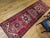 Textile Vintage Persian Heriz Runner, Hand-Knotted Wool, Geometric Pattern, Red & Green, 3x10 For Sale - Image 7 of 18