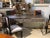 Hollywood Regency Style Desk With Embossed Stitched Leather on a Chrome Frame For Sale - Image 10 of 12